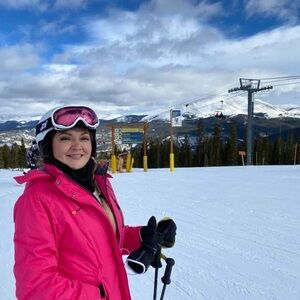 Bright Pink Ski Jacket